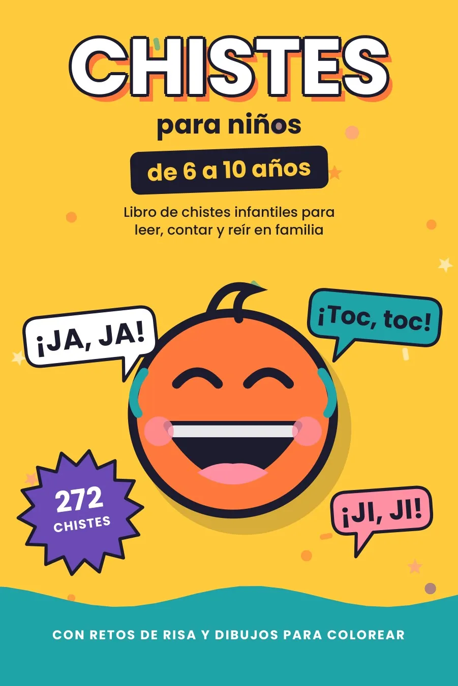 Portada de «Chistes para niños de 6 a 10 años»